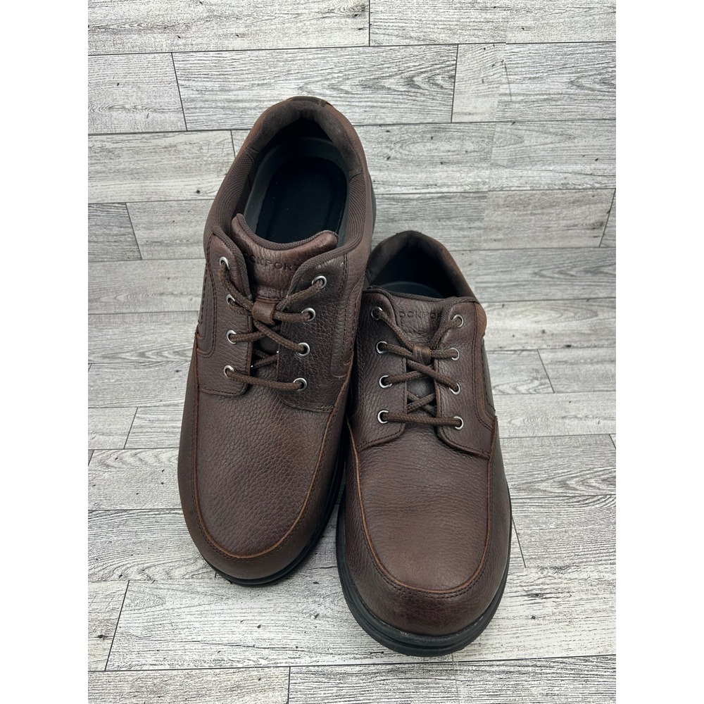 Rockport Northfield Mens Brown Leather Oxford Shoes‎ CG8972 Size 11.5 M